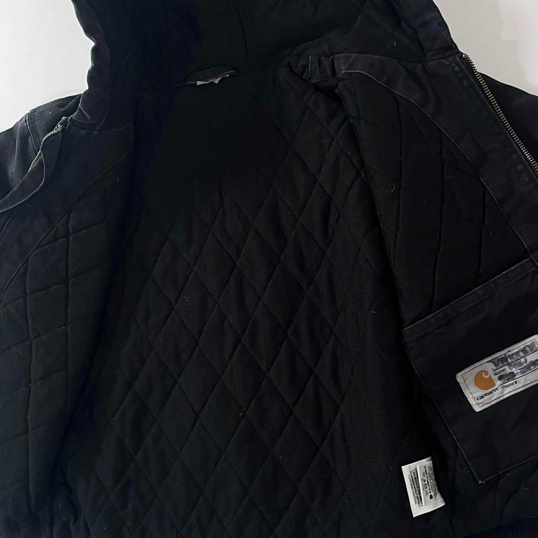 carhartt(カーハート)のカーハート アクティブジャケット ダック生地 パーカー キッズ ブラック S キッズ/ベビー/マタニティのキッズ服女の子用(90cm~)(ジャケット/上着)の商品写真