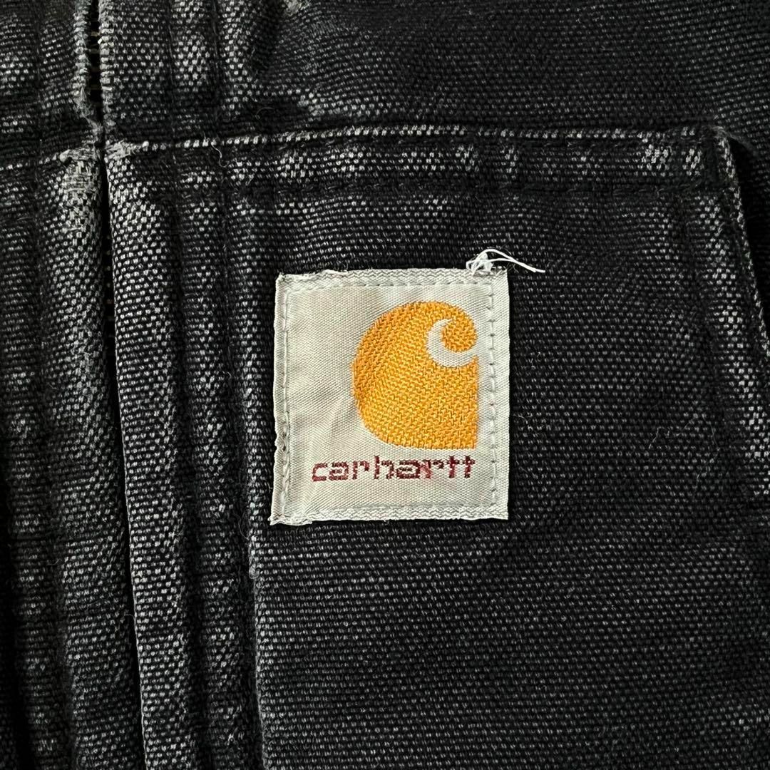 carhartt(カーハート)のカーハート アクティブジャケット ダック生地 パーカー キッズ ブラック S キッズ/ベビー/マタニティのキッズ服女の子用(90cm~)(ジャケット/上着)の商品写真