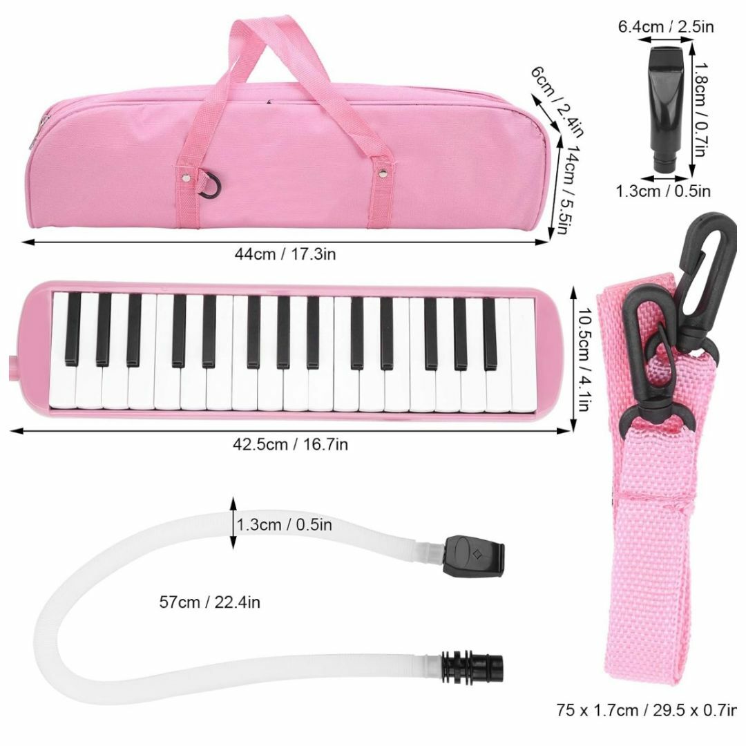 鍵盤ハーモニカ楽器 メロディピアノ 32鍵 32鍵盤ハーモニカ 幼稚園 楽器の鍵盤楽器(キーボード/シンセサイザー)の商品写真