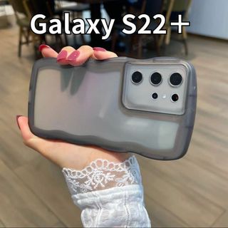 GalaxyS22+　ウェーブ　うねうね　スマホケース　アンドロイド　クリア(Androidケース)