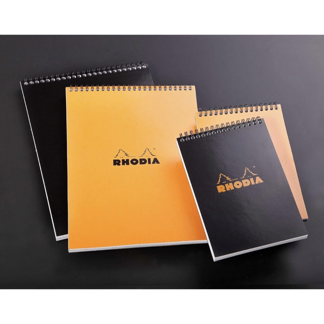 【新品未使用】Rhodia Wirebound Pad 5X8.3 Orange インテリア/住まい/日用品の文房具(ノート/メモ帳/ふせん)の商品写真