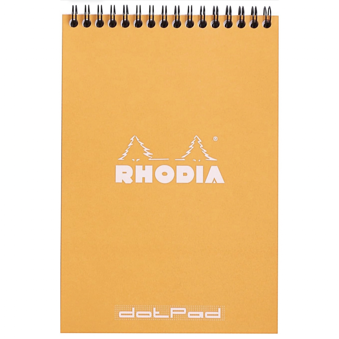 【新品未使用】Rhodia Wirebound Pad 5X8.3 Orange インテリア/住まい/日用品の文房具(ノート/メモ帳/ふせん)の商品写真