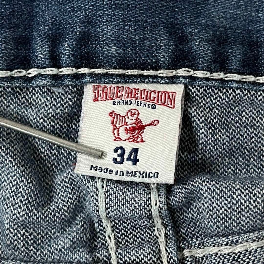 希少】TRUE RELIGION トゥルーレリジョン 刺繍デニム フラップ