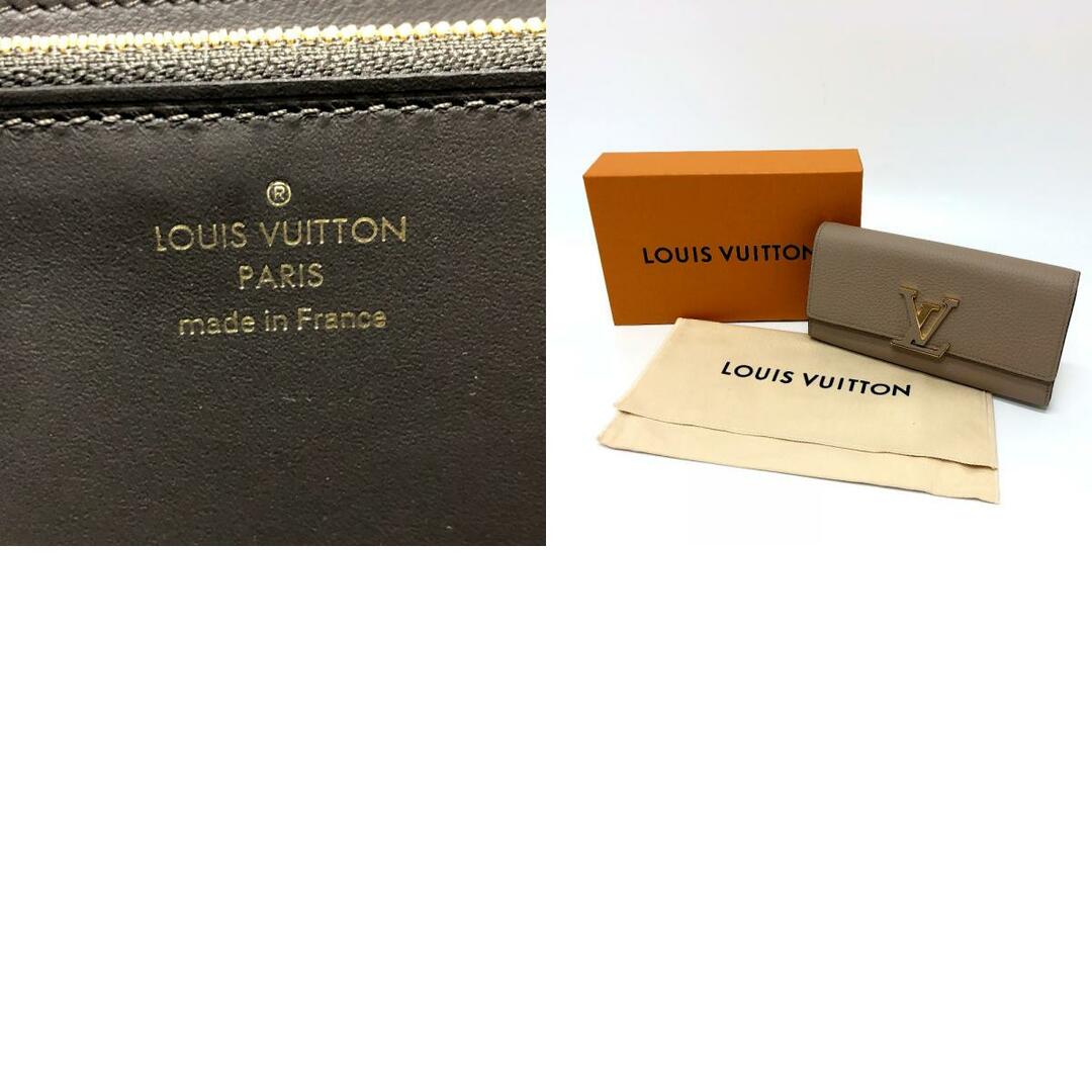 LOUIS VUITTON(ルイヴィトン)のルイヴィトン LOUIS VUITTON ポルトフォイユ・カプシーヌ M61249 ウォレット 長財布 トリヨンレザー ガレ ベージュ 新品 レディースのファッション小物(財布)の商品写真