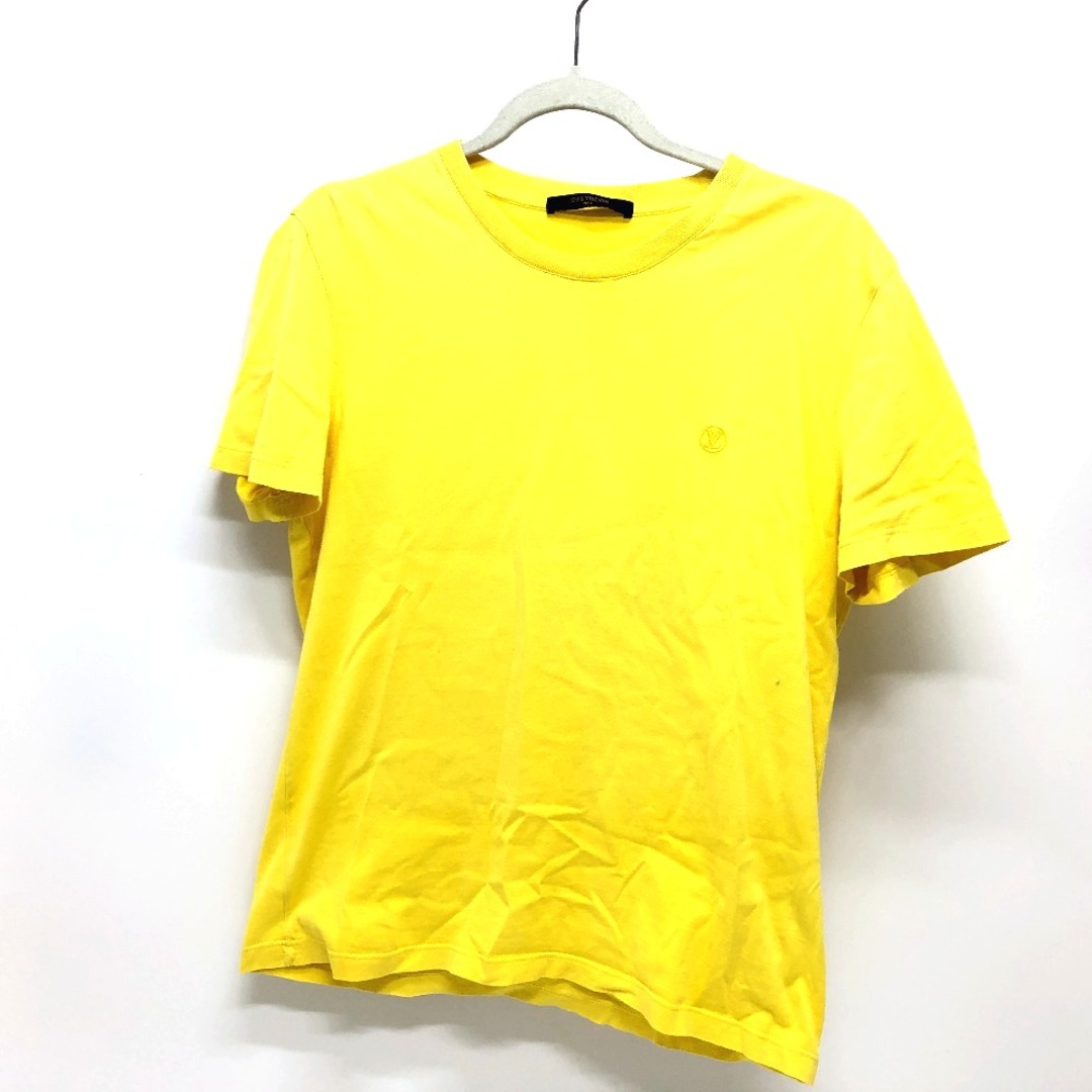 LOUIS VUITTON(ルイヴィトン)のルイヴィトン LOUIS VUITTON ロゴ刺繍 RM191Q 半袖Tシャツ 半袖Ｔシャツ コットン イエロー メンズのトップス(Tシャツ/カットソー(半袖/袖なし))の商品写真