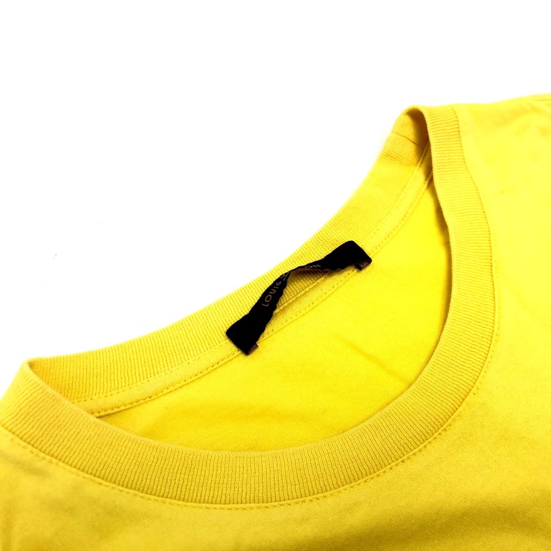 LOUIS VUITTON(ルイヴィトン)のルイヴィトン LOUIS VUITTON ロゴ刺繍 RM191Q 半袖Tシャツ 半袖Ｔシャツ コットン イエロー メンズのトップス(Tシャツ/カットソー(半袖/袖なし))の商品写真