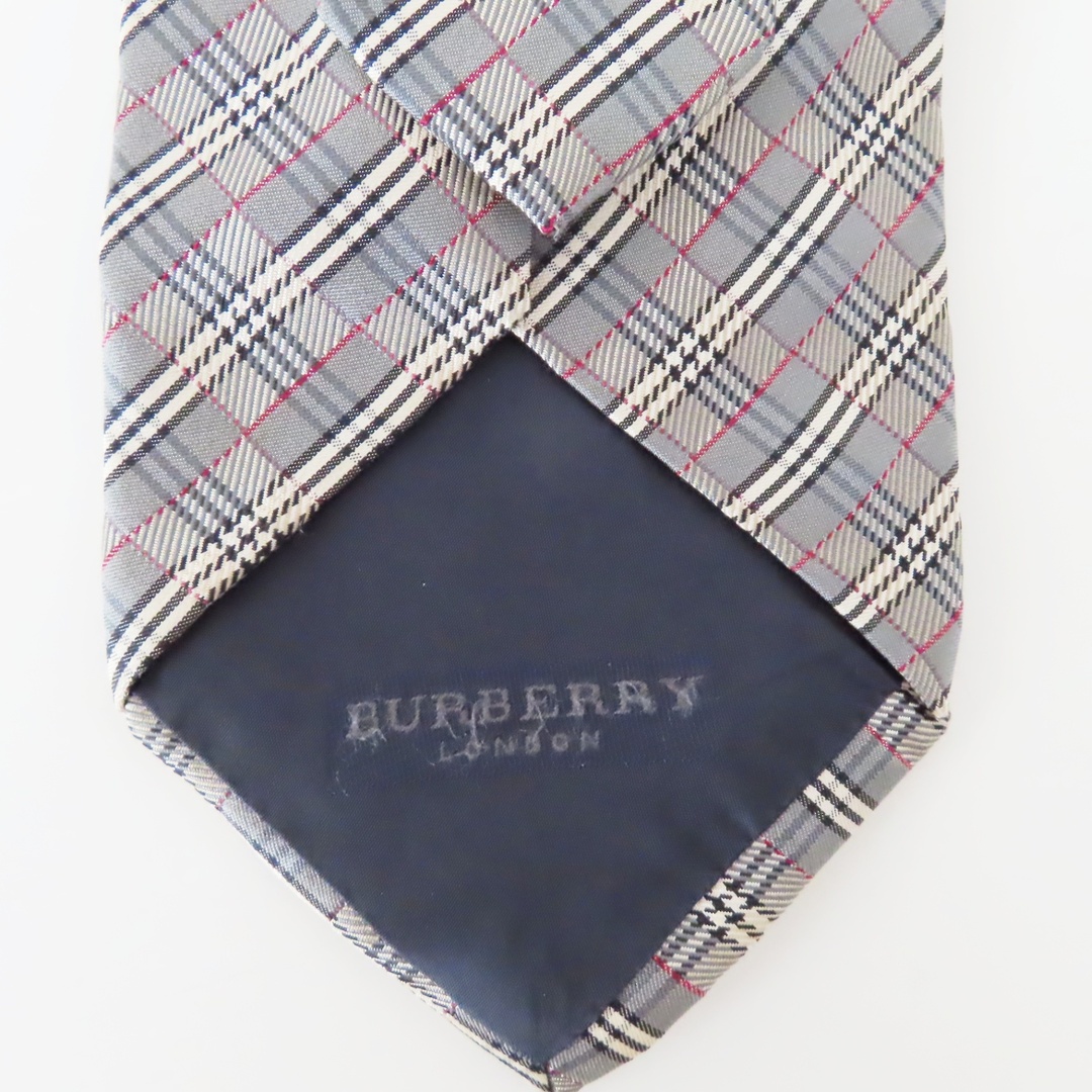 BURBERRY(バーバリー)のM03 BURBERRY バーバリー ノバチェック シルク ネクタイ グレー メンズのファッション小物(ネクタイ)の商品写真