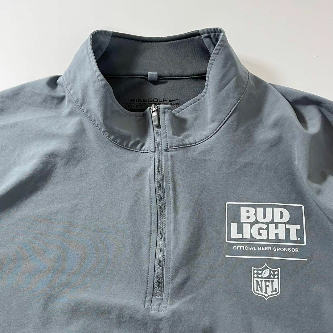 BUDLIGHT NFLナイキゴルフ ハーフジップ ナイロントップス ウェア メンズのジャケット/アウター(その他)の商品写真