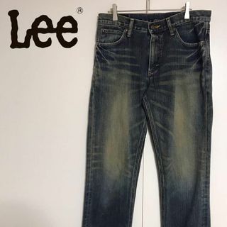 リー(Lee)の【色落ち感◎】リー　牛革ラベル付きストレートジーンズ　A953(デニム/ジーンズ)