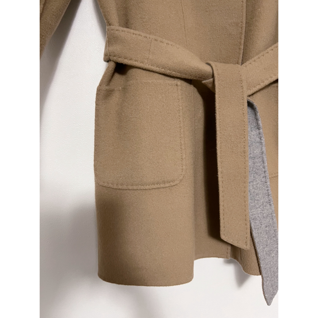 Weekend Max Mara - Weekend Max Mara ノーカラーリバーシブルコートの Weekend Max Mara - Weekend Max Mara ノーカラーリバーシブルコートの