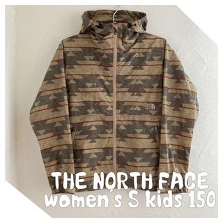 ザノースフェイス(THE NORTH FACE)の未使用美品　ノースフェイス　キッズ150 レディース  S コンパクトジャケット(ジャケット/上着)