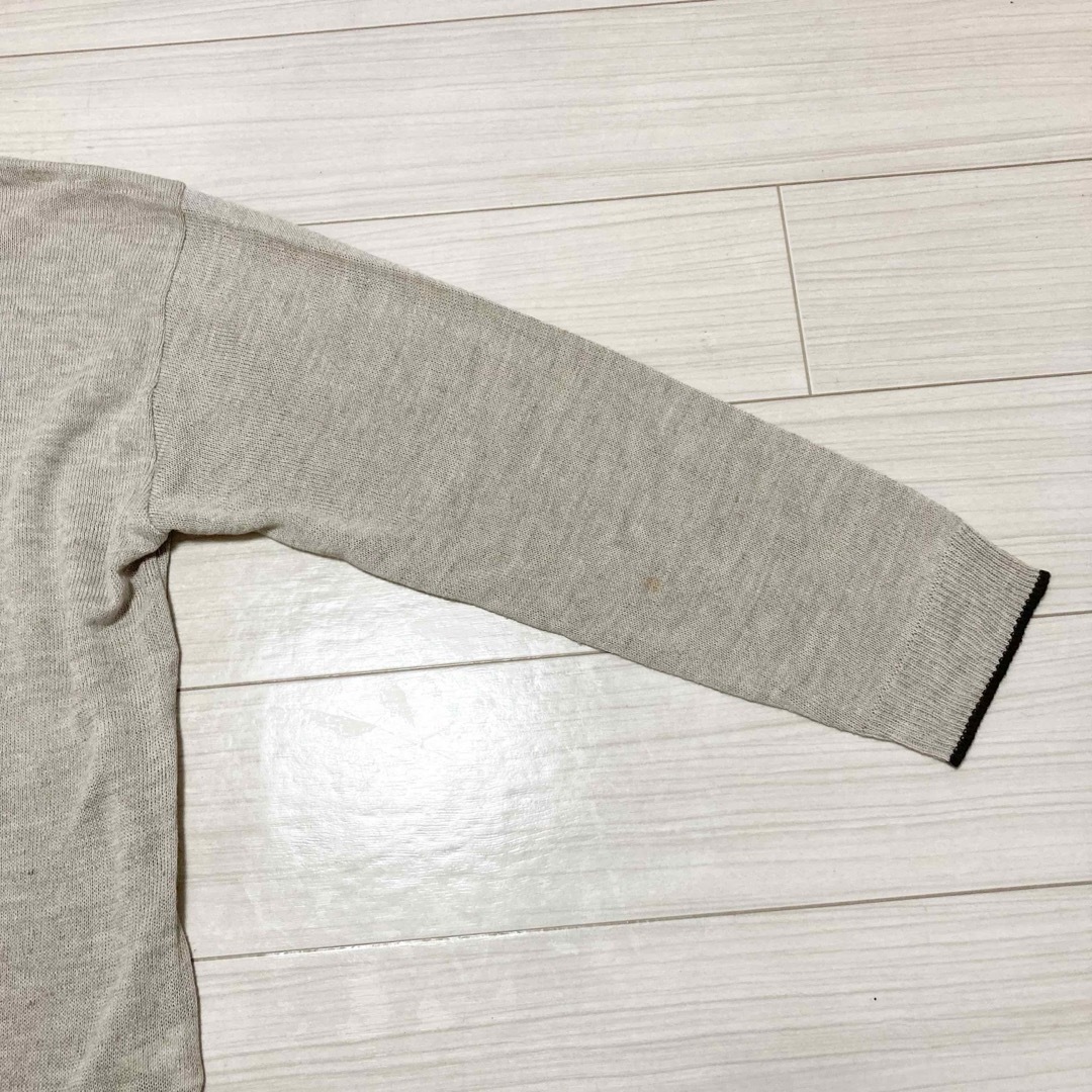 ISSEY MIYAKE 麻 トップス ISSEY MIYAKE - 80s□issey miyake□麻 リネン サマーニット