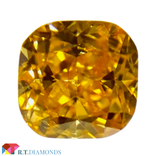 FANCY VIVID YELLOW ORANGE 0.30ct CU(その他)