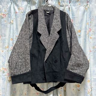 コムデギャルソン(COMME des GARCONS)のVintage  80s 90s  ダブルドッキングボンバージャケット(ブルゾン)