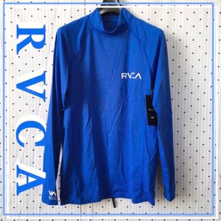 ルーカ(RVCA)のRVCAルーカUS限定ラッシュガードロングスリーブＴシャツ M blue(Tシャツ/カットソー(七分/長袖))