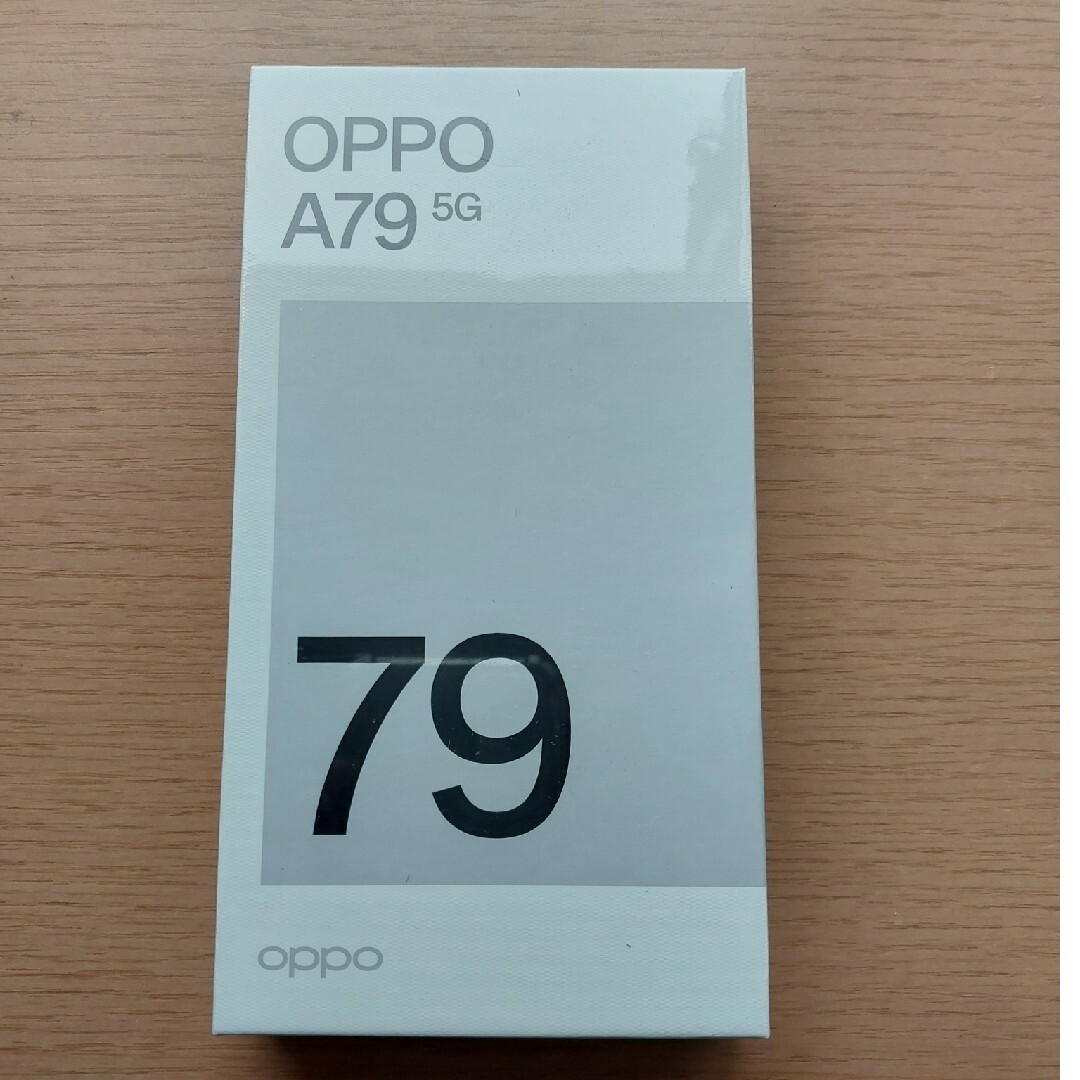 OPPO(オッポ)のOPPO  A79  5G ミステリーブラック  新品未開封 スマホ/家電/カメラのスマートフォン/携帯電話(スマートフォン本体)の商品写真