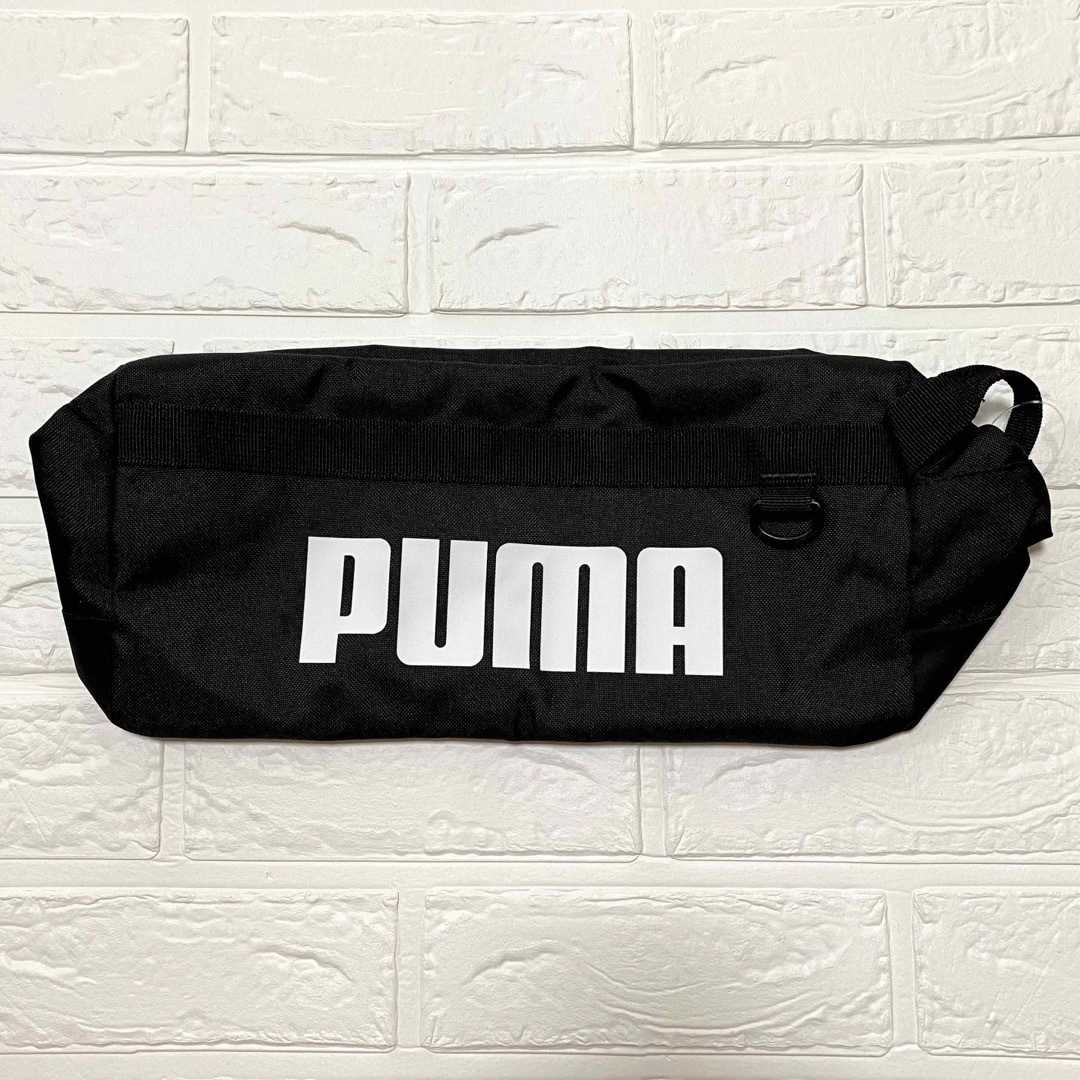 PUMA(プーマ)のPUMA プーマ シューズケース ブラック 新品 タグ付き キッズ/ベビー/マタニティのこども用バッグ(シューズバッグ)の商品写真