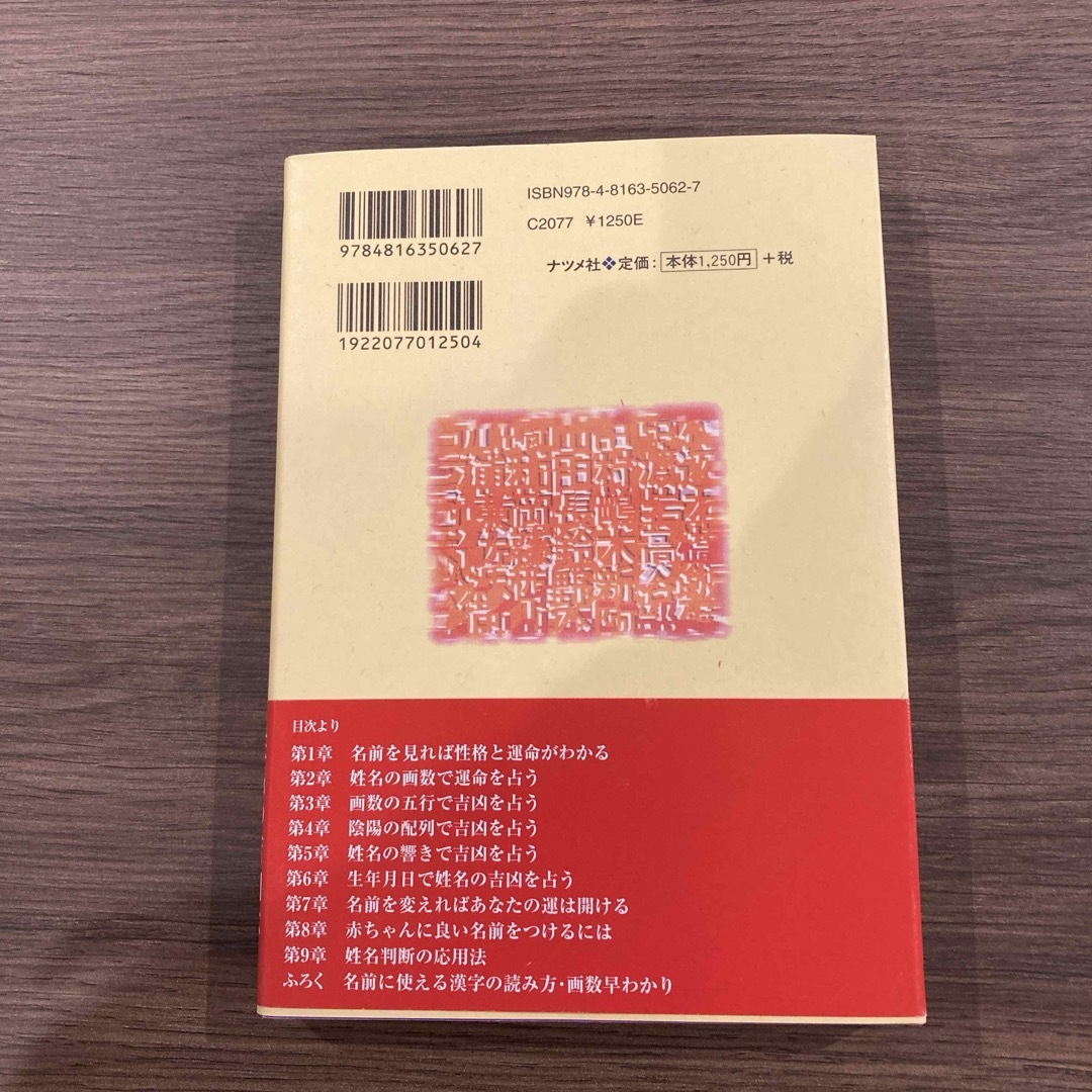 姓名判断 エンタメ/ホビーの雑誌(結婚/出産/子育て)の商品写真