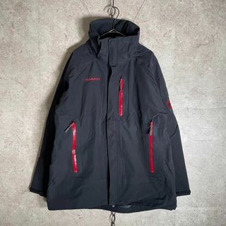 マムート(Mammut)のMUMMUT マウンテンパーカー GORE-TEX Pro Shell 赤×黒(マウンテンパーカー)