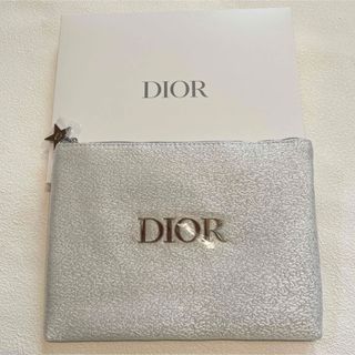 クリスチャンディオール(Christian Dior)のディオール　新品未使用　2024数量限定　オリジナル　シルバーポーチ(ポーチ)