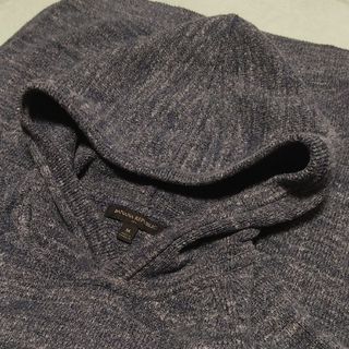 バナナリパブリック(Banana Republic)の美品★BANANA REPUBLICニットプルパーカーネイビーMサイズ(ニット/セーター)