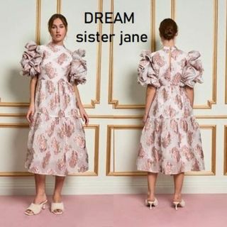 シスタージェーン(sister jane)のDREAM Sister Jane 花柄 フリルスリーブドレス(ロングドレス)