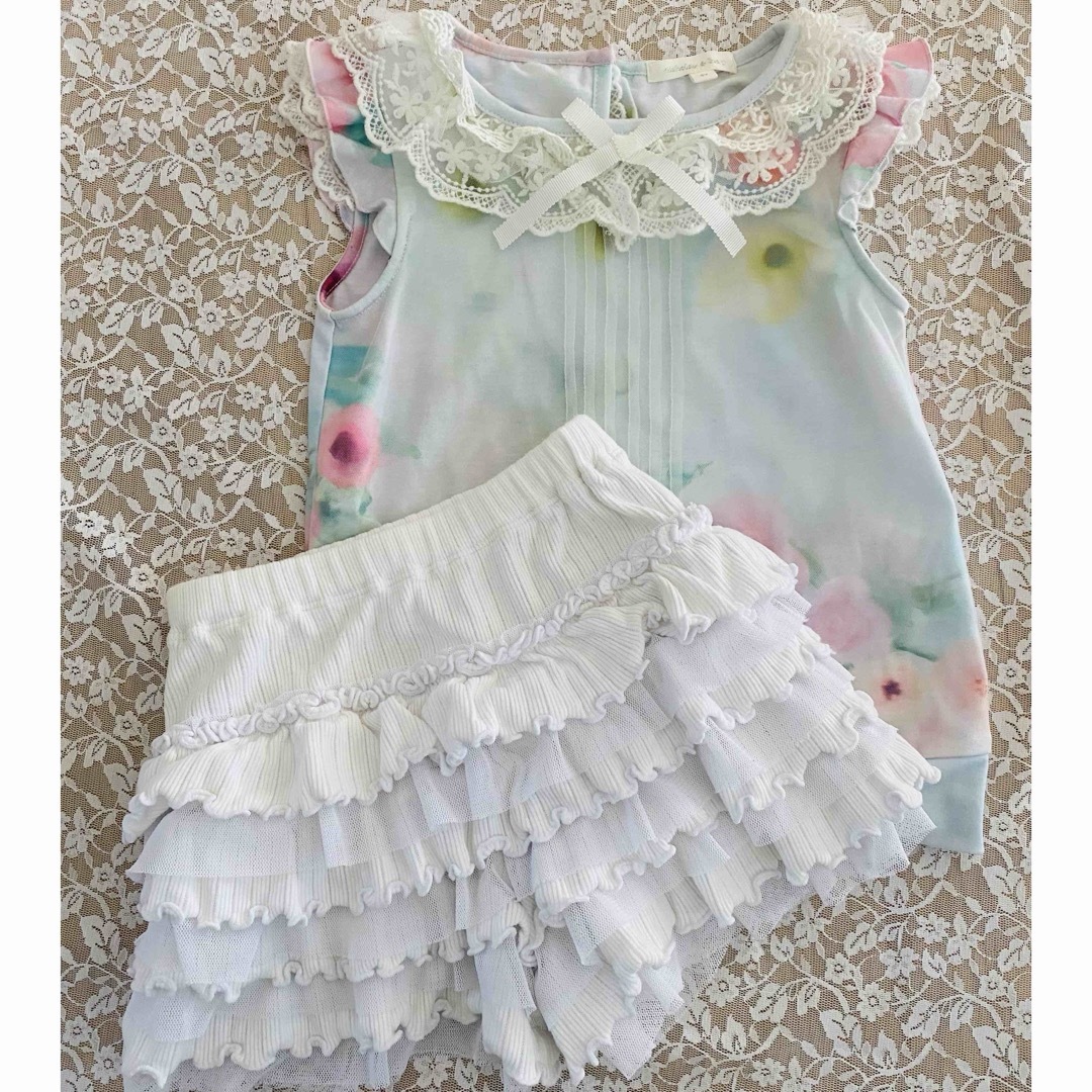 BeBe(ベベ)のべべ　フリル　ショートパンツ　他 キッズ/ベビー/マタニティのキッズ服女の子用(90cm~)(パンツ/スパッツ)の商品写真