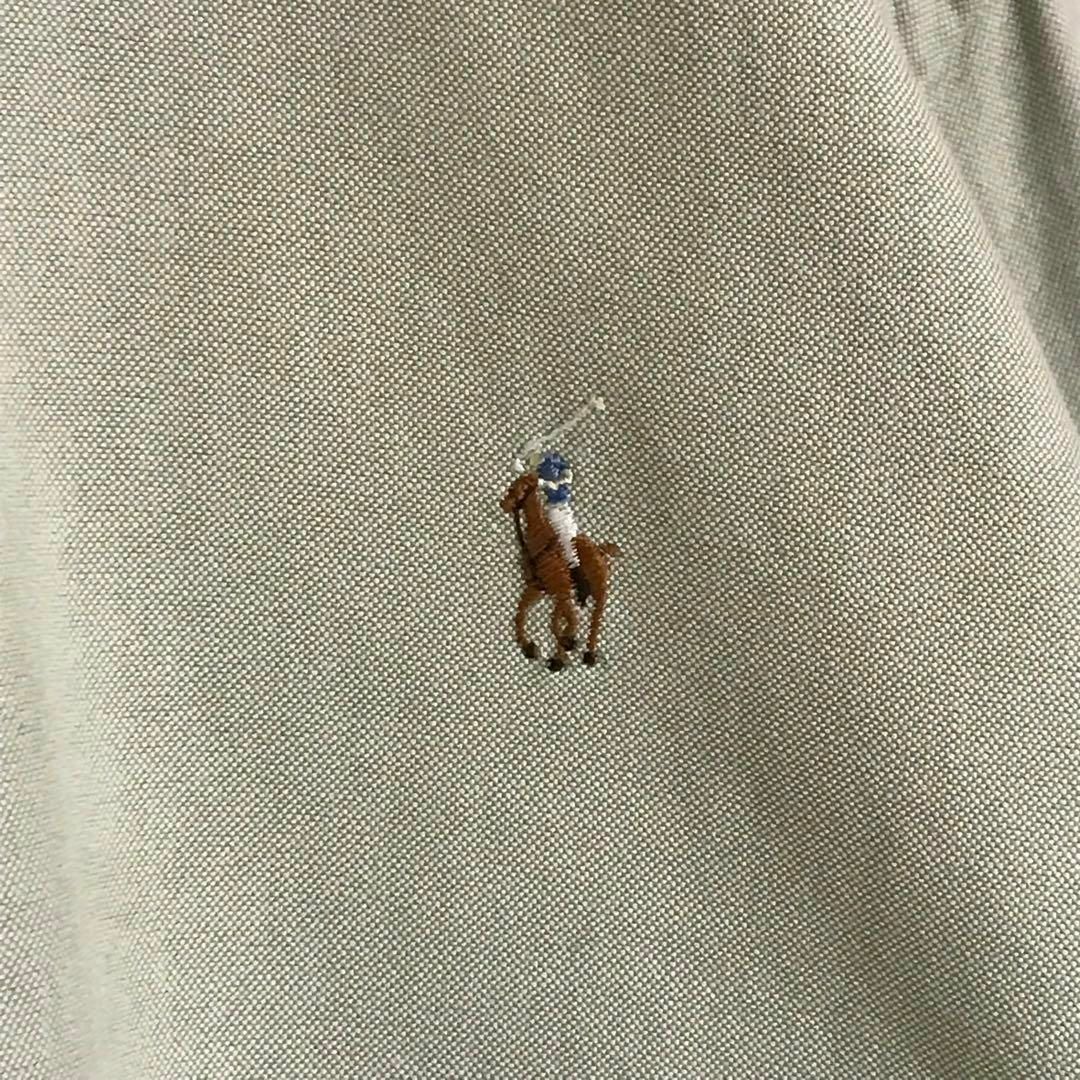 POLO RALPH LAUREN(ポロラルフローレン)の【人気サイズ】ポロバイラルフローレン　刺繍ロゴ入り長袖シャツ　A940 メンズのトップス(シャツ)の商品写真