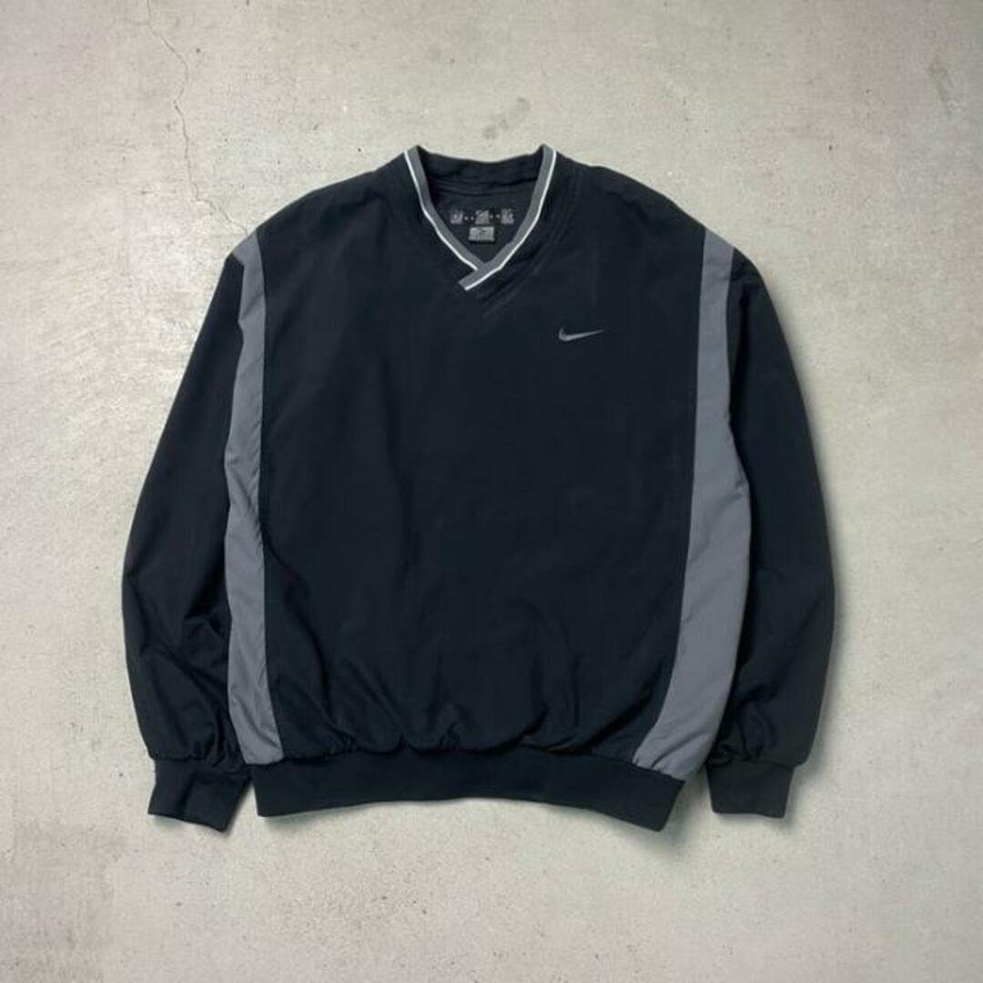 NIKE(ナイキ)のNIKE GOLF ナイキ ゴルフ Vネック ウォームアッププルオーバー メッシュライナー メンズXL相当 メンズのトップス(ジャージ)の商品写真