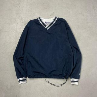 チャンピオン(Champion)の90年代 Champion チャンピオン Vネック ナイロンプルオーバー ナイロンジャケット メンズL相当(ナイロンジャケット)