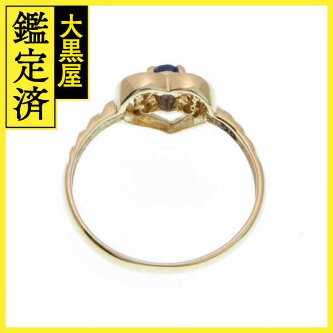ノンブランド サファイア ダイヤ リング ハート K18 #10.5【434】 レディースのアクセサリー(リング(指輪))の商品写真