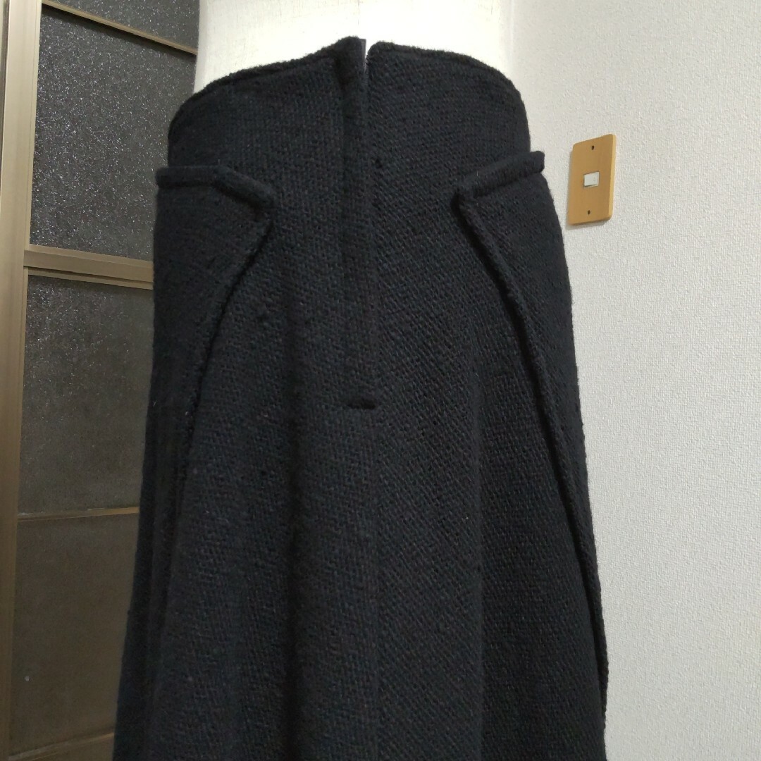 Yohji Yamamoto(ヨウジヤマモト)の2022AW/未使用★ヨウジヤマモト★ツィードスカートパンツ/2way仕様 レディースのスカート(その他)の商品写真