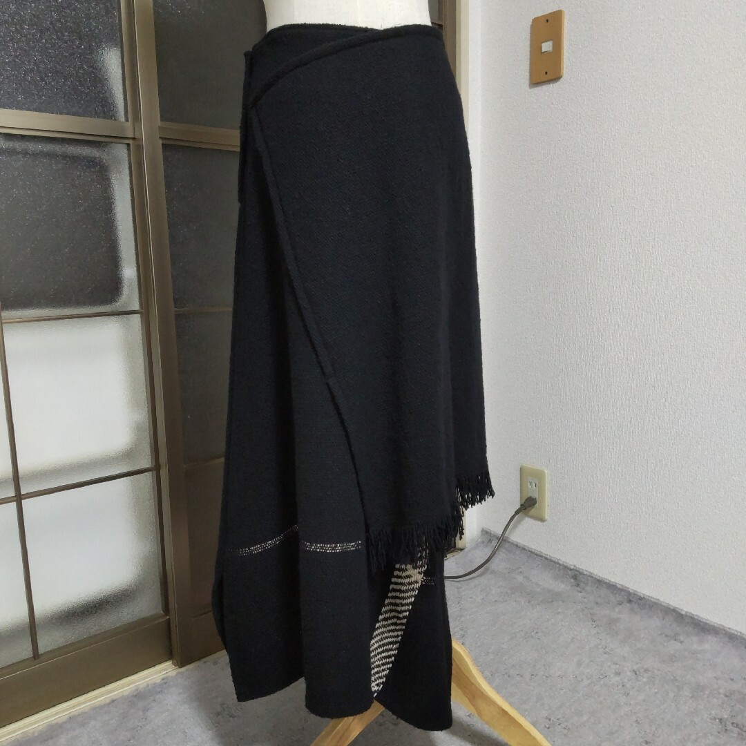 Yohji Yamamoto(ヨウジヤマモト)の2022AW/未使用★ヨウジヤマモト★ツィードスカートパンツ/2way仕様 レディースのスカート(その他)の商品写真