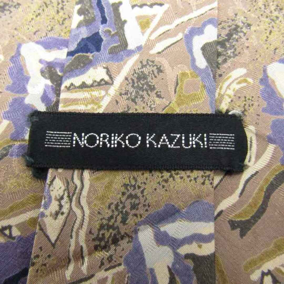 ノリコ カズキ ブランド ネクタイ シルク 総柄 メンズ グレー noriko kazuki メンズのファッション小物(ネクタイ)の商品写真