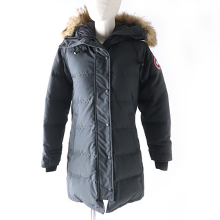 カナダグース(CANADA GOOSE)の良品 CANADA GOOSE カナダグース 3802LA SHELBURNE PARKA シェルバーン パーカー ファー・フード付 ダウンコート グレー S/P カナダ製 正規品 レディース(ダウンコート)