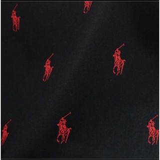 ラルフローレン(Ralph Lauren)のラルフローレン　シーチング生地　赤(生地/糸)