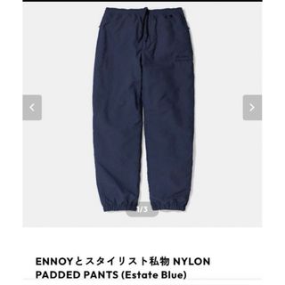 ワンエルディーケーセレクト(1LDK SELECT)の完品　ENNOY NYLON PADDED PANTS   XL 中綿　ネイビー(その他)