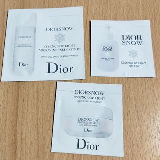 ディオール(Dior)のdior スノー エッセンスオブライト スキンケアサンプルセット(サンプル/トライアルキット)