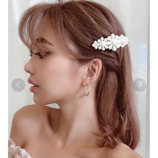 エイミーイストワール(eimy istoire)のエイミー エイミーイストワール eimy istoire パールヘアバレッタ(バレッタ/ヘアクリップ)