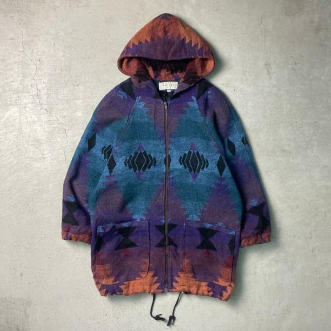 90年代 USA製 NEW YORK STYLE ネイティブ柄 ブランケット 90年代 USA製 NEW YORK STYLE ネイティブ柄 ブランケット