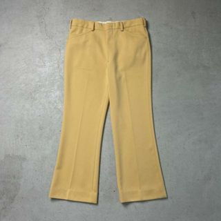 80年代 USA製 Jantzen スラックスパンツ フレアパンツ ロケットTALON メンズW35相当(スラックス)