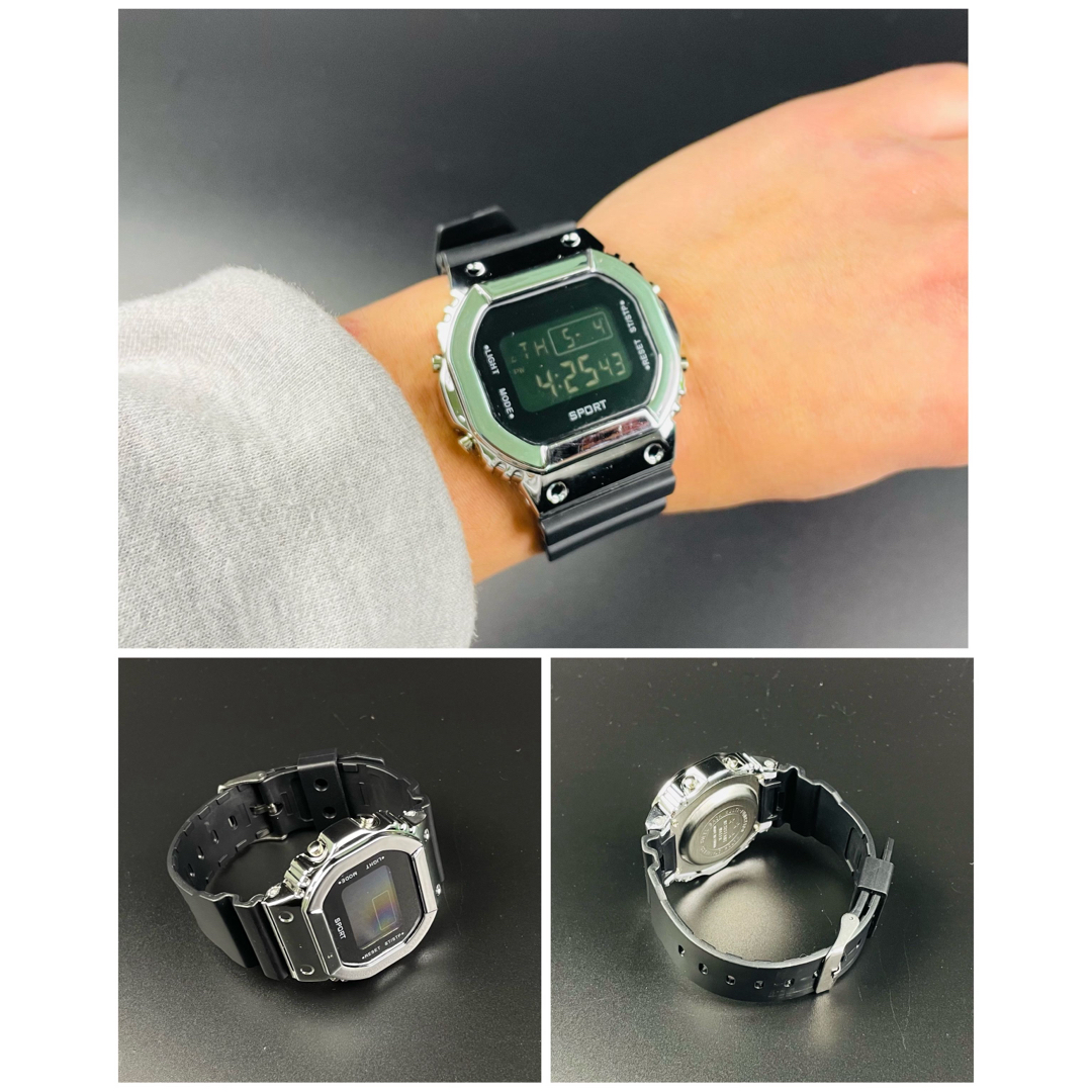 スポーツ腕時計　腕時計　時計　デジタル　LED デジタル腕時計　防水  メンズの時計(腕時計(デジタル))の商品写真