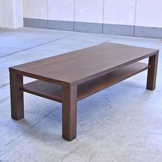 AREA TOKYO 17万「A-living table」ウォールナット材 無垢 センターテーブル 机 ローテーブル リビングテーブル 北欧モダン ナチュラル ア【中古家具/中古インテリア/USED家具ユーズド家具/リサイクル】(ローテーブル)