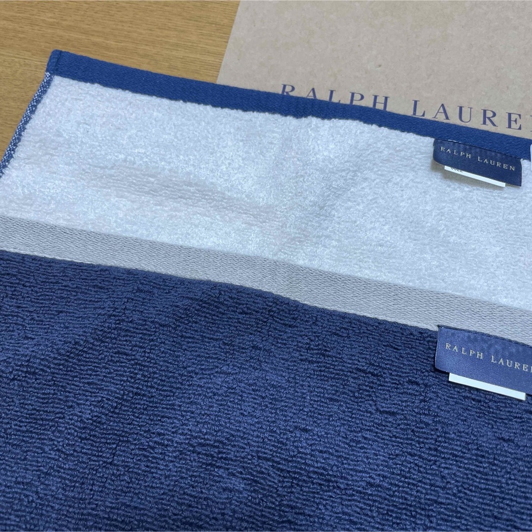 Ralph Lauren(ラルフローレン)の新品未使用　ラルフローレン　ハンドタオル　2枚　和柄 メンズのファッション小物(ハンカチ/ポケットチーフ)の商品写真