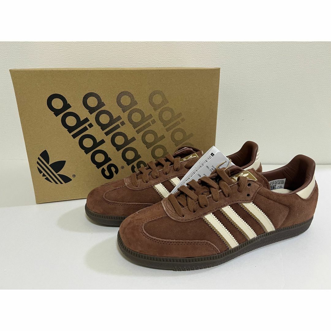 adidas(アディダス)の【新品】25cm adidas SAMBA OG ブラウン/ホワイト レディースの靴/シューズ(スニーカー)の商品写真