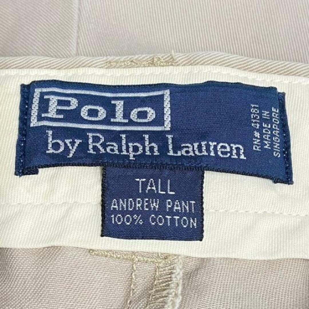 Ralph Lauren(ラルフローレン)のPolo by Ralph Lauren ポロバイラルフローレン 2タック ワイド チノパンツ ポロチノ メンズW36 メンズのパンツ(その他)の商品写真