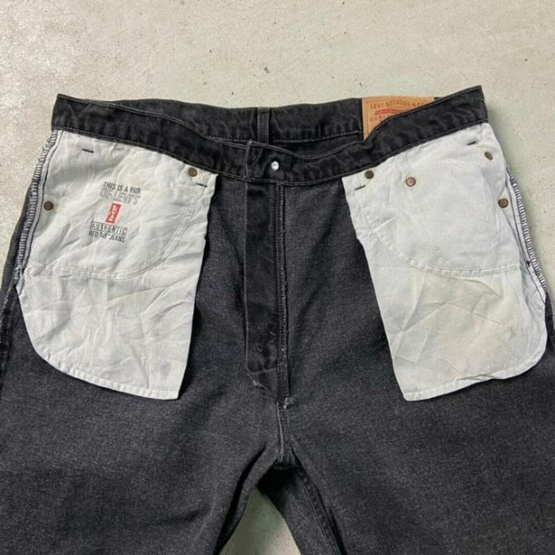 Levi's(リーバイス)の90年代 Levi's リーバイス 550 RELAXED FIT ブラックデニムパンツ メンズW40 メンズのパンツ(デニム/ジーンズ)の商品写真