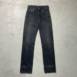 リー(Lee)の90年代 フランス製 Levi's ユーロリーバイス 501 ブラックデニムパンツ ストレート レディースW28(デニム/ジーンズ)