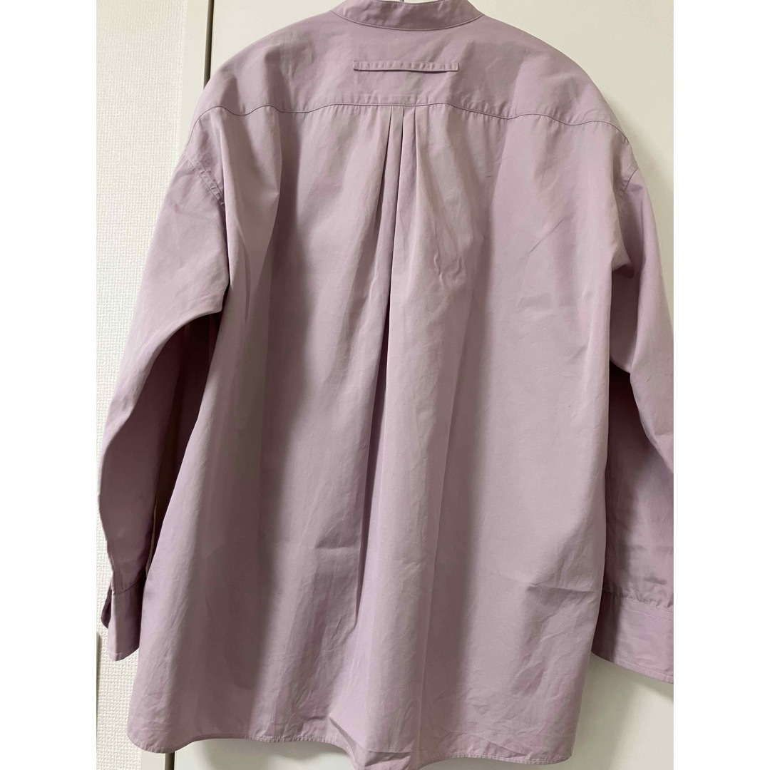 TICCA(ティッカ)のticca  ノーカラーシャツ ピンク　TBCA-112 レディースのトップス(シャツ/ブラウス(長袖/七分))の商品写真