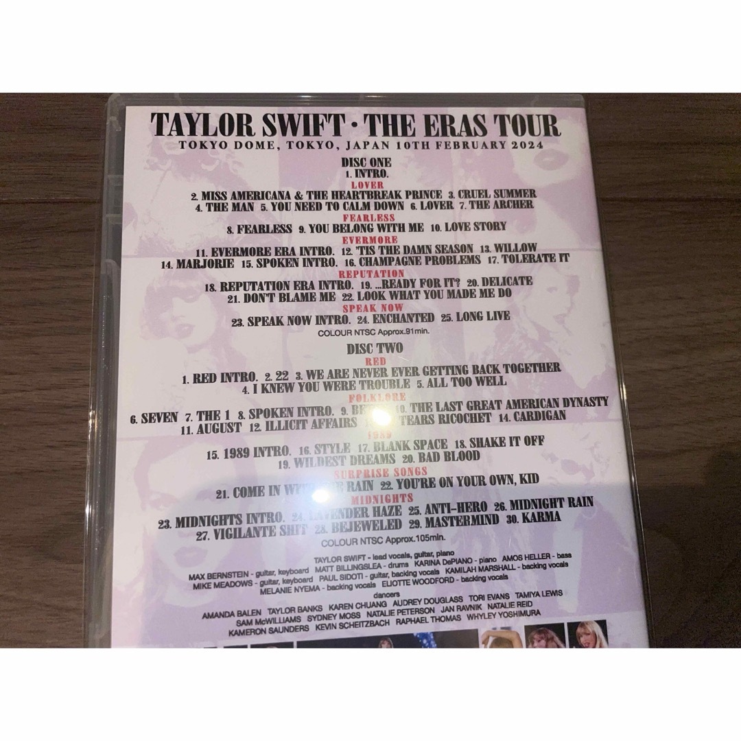 TAYLOR SWIFT TOKYO DOME 2024 FINAL NIGHT エンタメ/ホビーのDVD/ブルーレイ(ミュージック)の商品写真